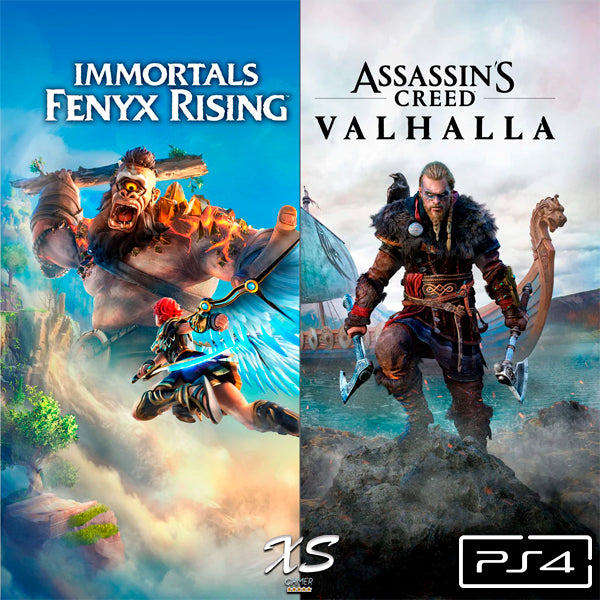 Assassins Creed Valhalla + Immortals Fenyx Rising PS4