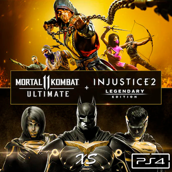 Mortal Kombat 11 Ultimate + Injustice 2 PS4