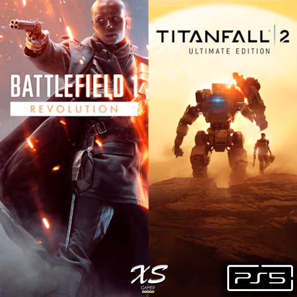 Battlefield 1 y Titanfall 2 PS5 (Retro)