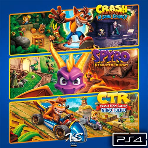 Crash y Spyro Triple Bundle PS4