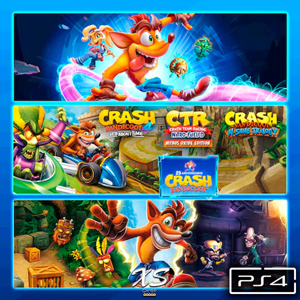 Crash Bandicoot - Lote Crashiversary PS4